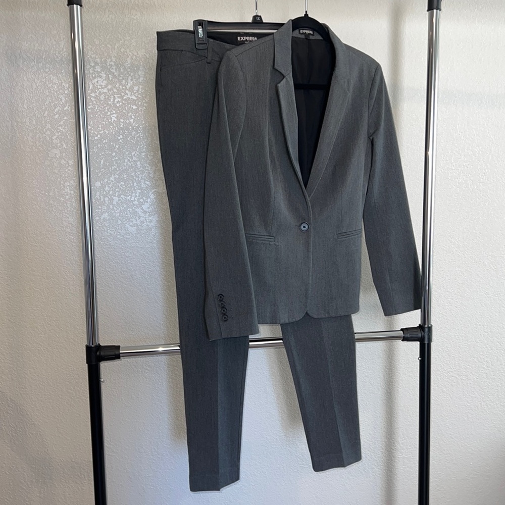 Womens Charcoal Grey Suit